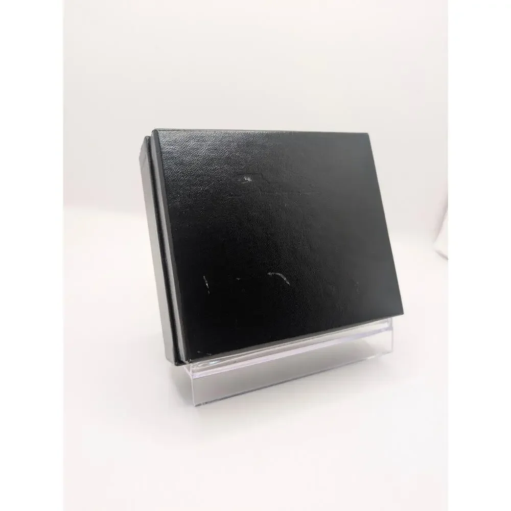 Authentic Chanel Empty Gift Box Black Glossy 5x5x2